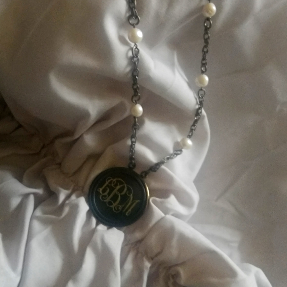Monogrammed LBM Necklace